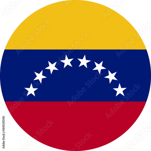 Venezuela flag illustrator national of round Free Download Venezuela flag illustrator national of round - GFXLoad
