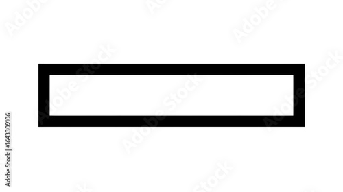 Wallpaper Mural Thin horizontal black line as remove icon, centered, Torontodigital.ca