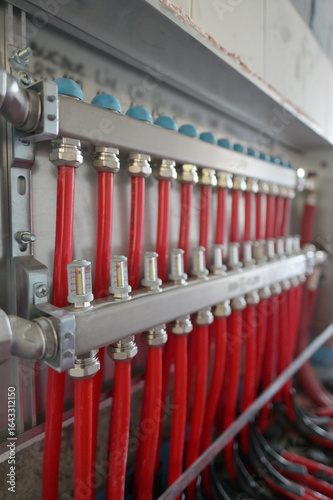 Fotografía Distributor of central heating.