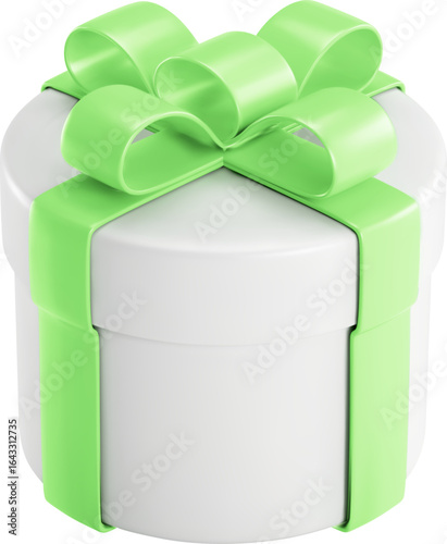 3d Round Gift Box