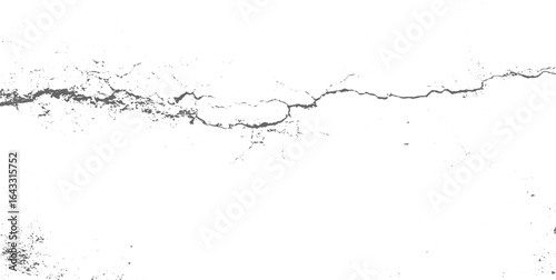 Grunge Textured Background in Black and White – Distressed Vintage Surface, High-Resolution Concrete Crack Texture transparent background.
