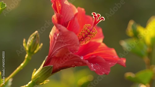 red and yellow flower