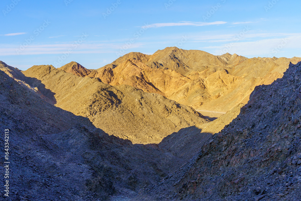 Fototapeta premium Landscape in the desert mountains near Eilat