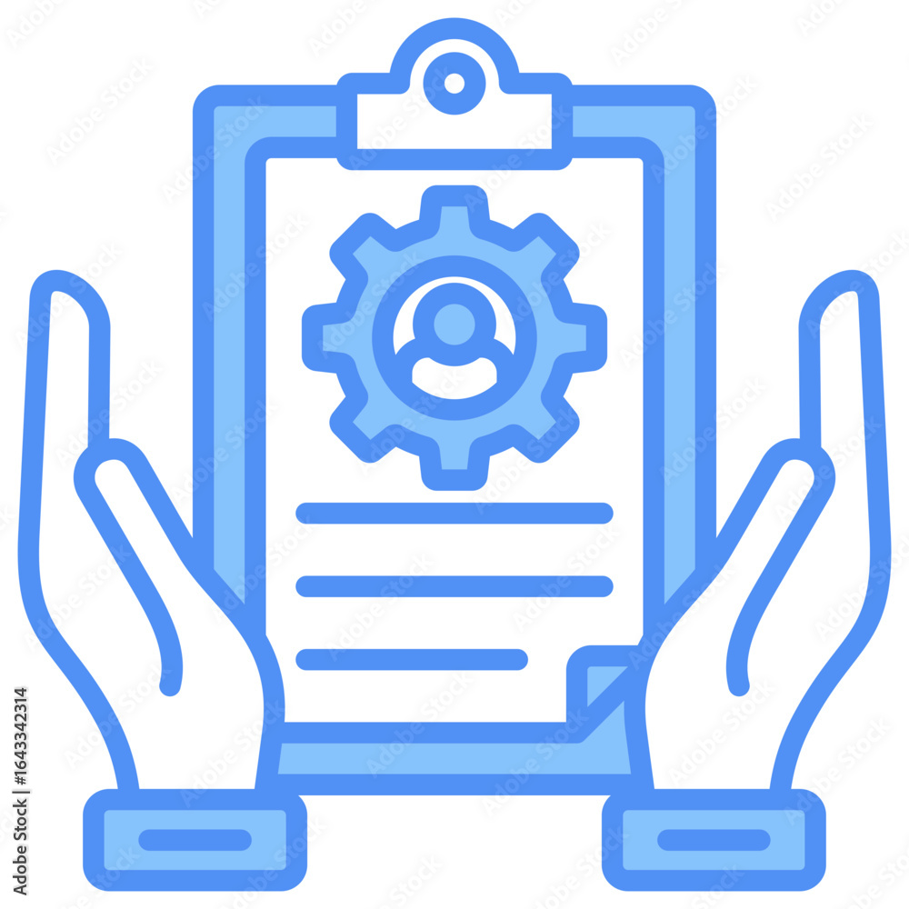 Obraz premium Job Description Icon