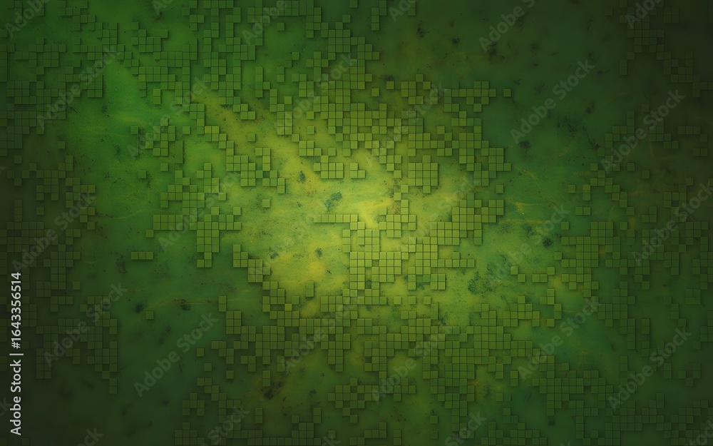 Obraz premium Textured abstract background with vibrant green and yellow hues
