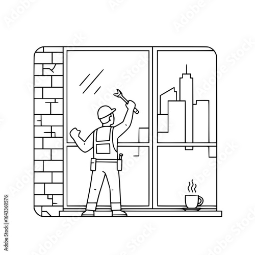 replace window vector 