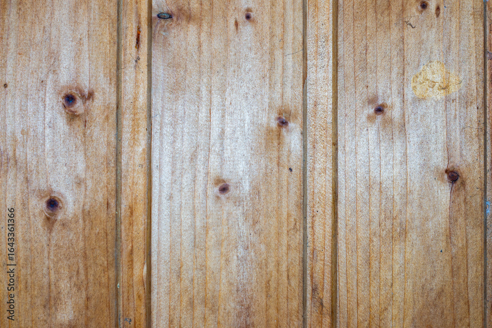 Naklejka premium Brown wood plank wall texture background