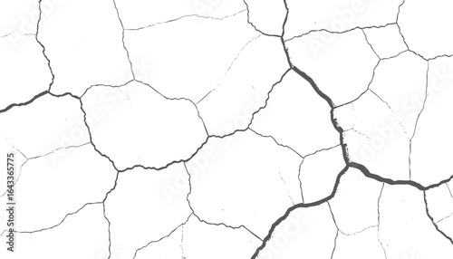 Realistic cracked earth texture background. Natural dry soil surface pattern. High resolution cracked ground design for abstract backgrounds.  