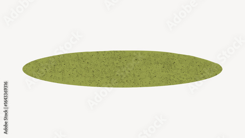 Oval shaped grass vector