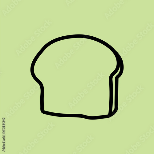 Grain carbohydrate bread graphic element vector