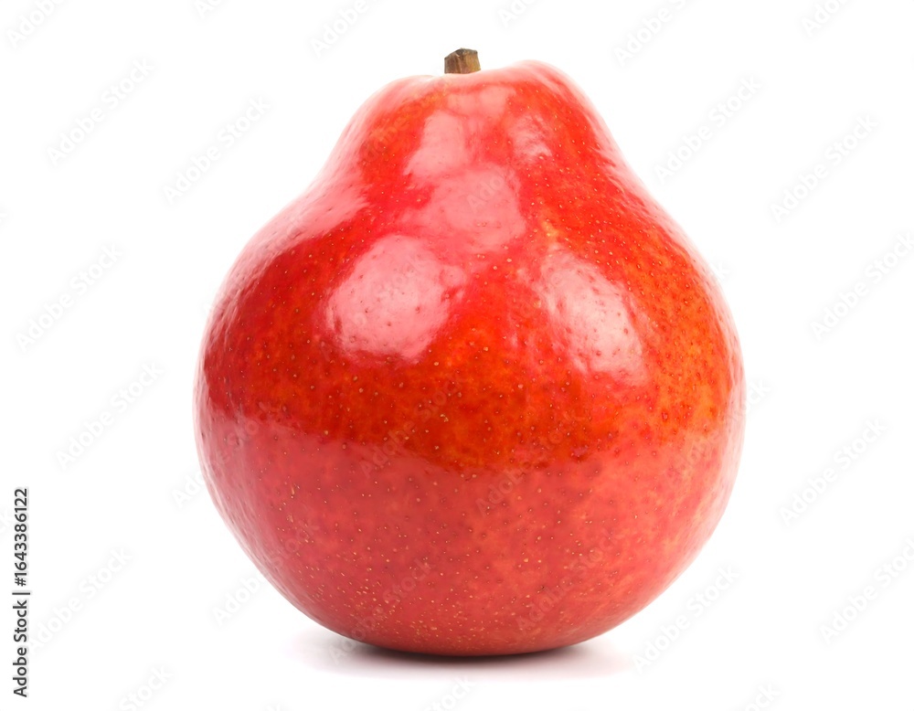 Red pear, isolated, whole Red pear, isolated, whole