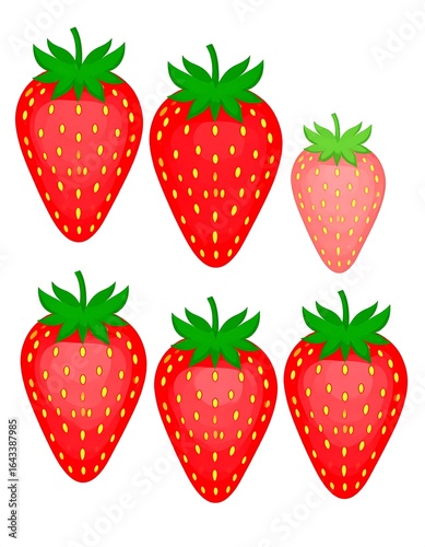 Cartoon Strawberries