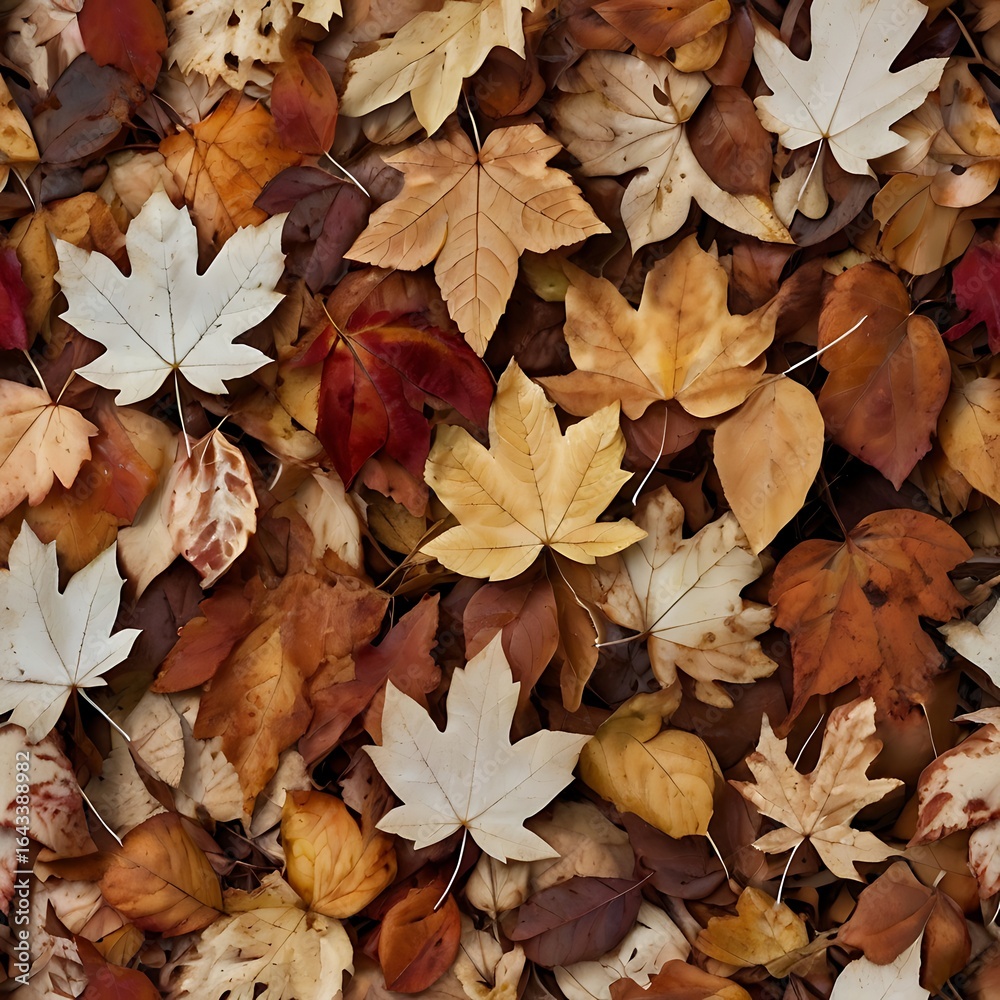 autumn leaves full frame abastract background white brown and redish brown leaves autumn leaves full frame abastract background white brown and redish brown leaves
