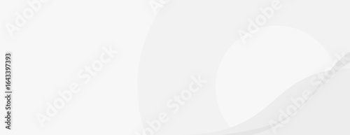 Minimalist white background with smooth, abstract curves. The white background adds a clean, modern texture to the design. Wave background vector. White background.