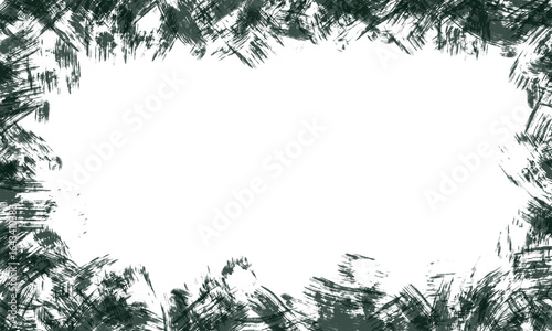 筆みたいな荒々しいタッチの背景透明素材