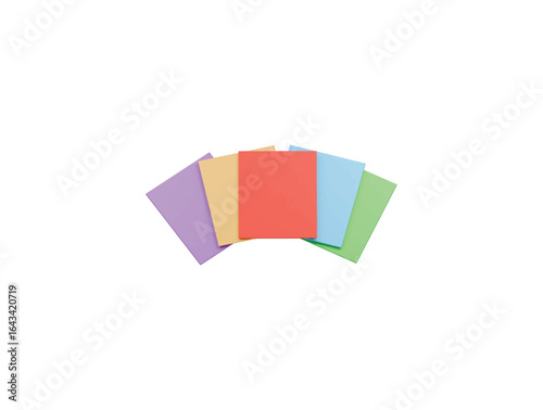 Free Download color paper icon 3d illustration render - GFXLoad