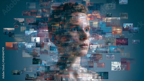 The concept of a digital legacy, a person's life and memories curated by an AI into an interactive avatar.