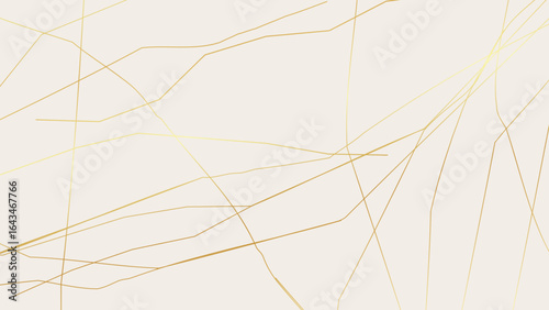 Gold Kintsugi crack pattern on whitish background