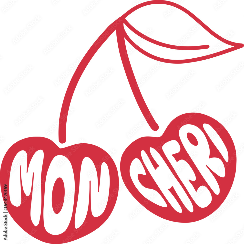 mon chéri svg, cherry svg