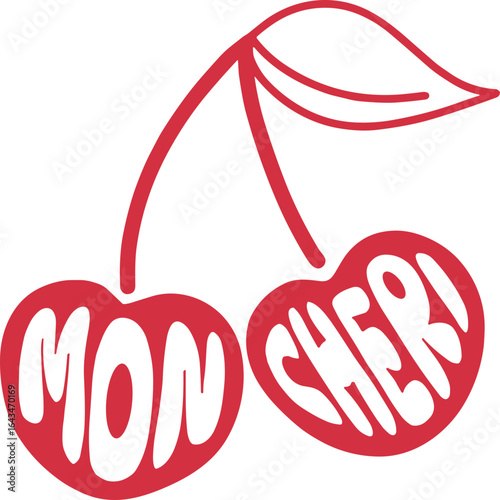 mon chéri svg, cherry svg