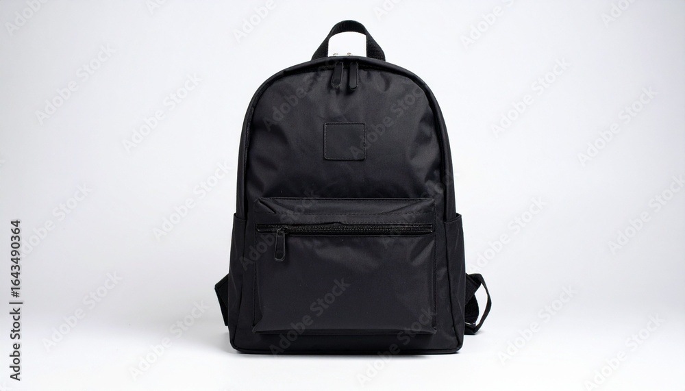 Naklejka premium black bag isolated on white