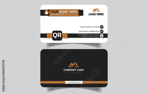 Sleek Business Card for Entrepreneurs