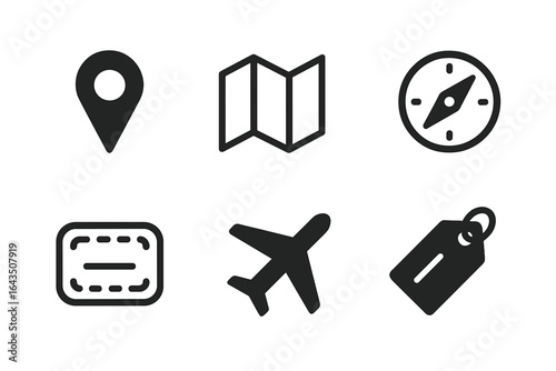 Travel essentials for planning your journey with maps, tickets, and navigation tools at hand