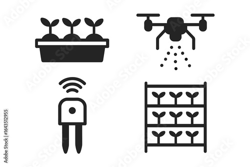 Innovative agricultural technology for modern farming practices and sustainable crop management through automation