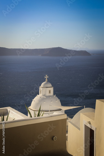 Konstfotografi oia village santorini greece