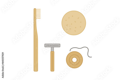 Essential daily hygiene tools for personal care routines at home