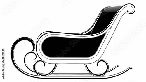 rocking chair vector illustration