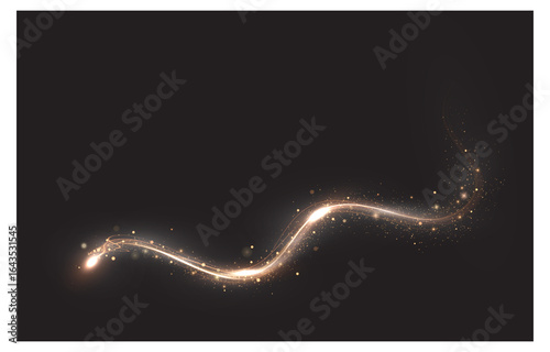 Gold, light, twirl, background, line PNG design. This PNG Overlay with transparent background features a luxurious golden swirl effect, adding sparkle, shine, and magic to festive and elegant artworks