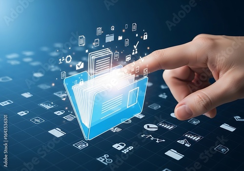 Organizing Digital Information Efficiently with Interactive Cloud-Based Document Management Systems and Data Access