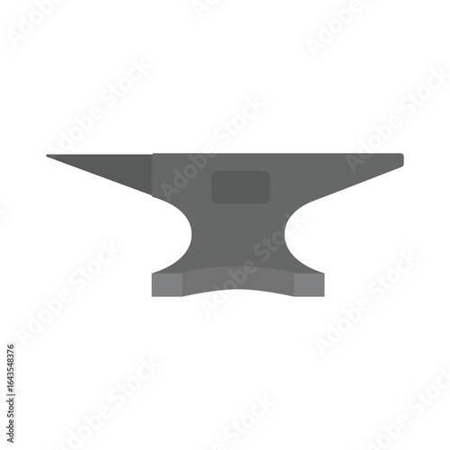 Anvil Flat Illustration. Clean Icon Design Element on Isolated White Background