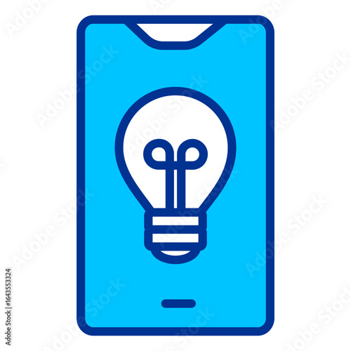 Light Blub Simple Icon Vector Illustration Concept