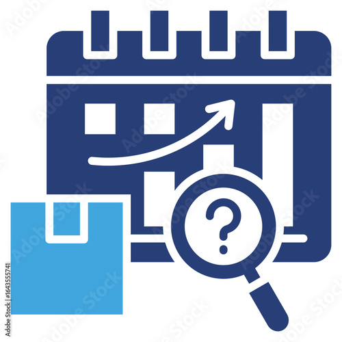 Forecasting Two Color Icon