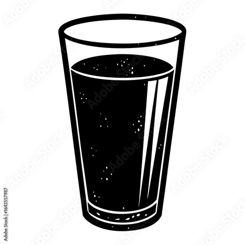 Highball Glass Icon  design for beverages, parties, and celebrations.