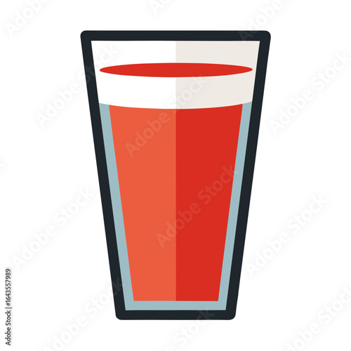 Highball Glass Icon  design for beverages, parties, and celebrations.
