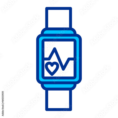 Smartwatch Simple Icon Vector Illustration Concept