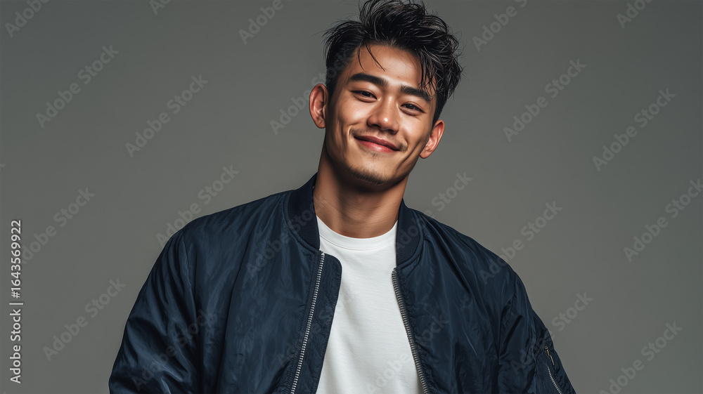 Fototapeta premium 男性がクールに決めるヤングアダルト