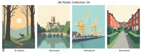 St Helens, Worcester, Gillingham, Becontree UK Collection