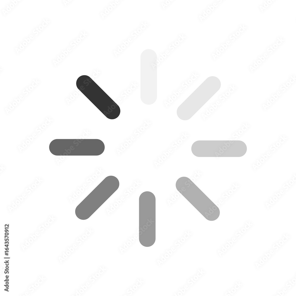 Loader indicator vector spinner symbol template Loader indicator vector spinner symbol template