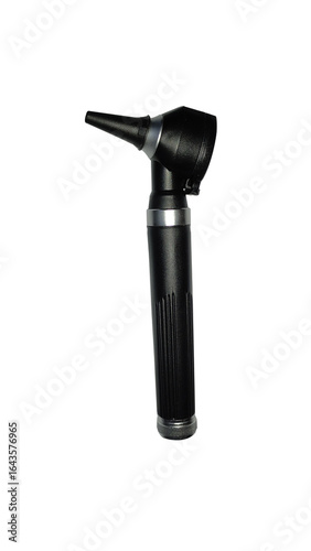 Medical Otoscope ear examining health device in transparent background