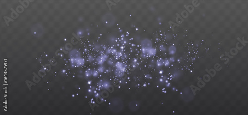 Light, bokeh, blue, background, glow in PNG winter style. This PNG Overlay with transparent blur sparkle is perfect for festive, holiday, elegant, dreamy designs, backgrounds.