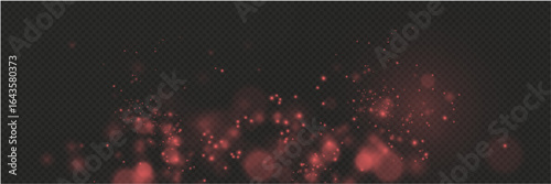 Christmas, lights, red, glitter, festive PNG background shines with warmth. This PNG Overlay adds transparent sparkle for holiday, elegant, and magical seasonal designs.