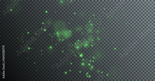 Green, bokeh, blurred, background, nature in PNG creates a fresh spring look. This PNG Overlay adds transparent light for summer, garden, and natural eco-friendly design projects