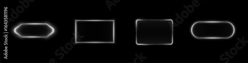 Light, neon, rectangle, glow, frame in PNG offer a stylish bright edge. This PNG Overlay with transparent border suits modern banners, posters, and minimal digital layouts.