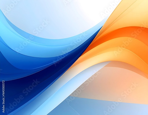 Abstract design with flowing, vibrant colors