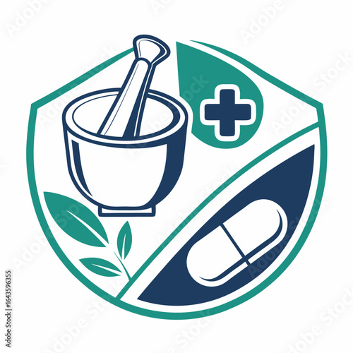 Medical logo homeopathy herbal pharmacy medical treatment medicine clinic vector logo design traditional health medicine logo designs for herbal Ayurveda logo 