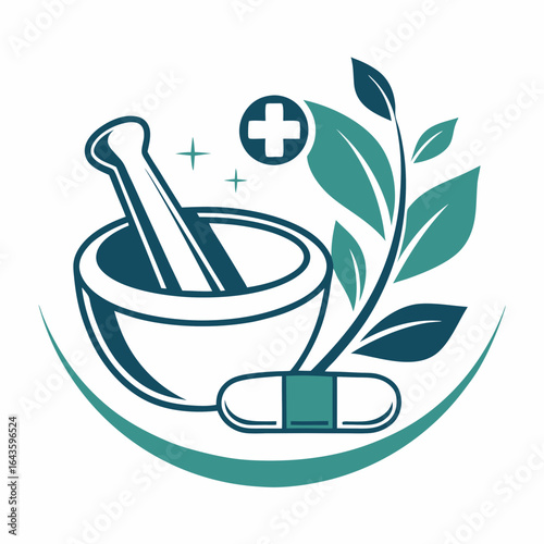 Medical logo homeopathy herbal pharmacy medical treatment medicine clinic vector logo design traditional health medicine logo designs for herbal Ayurveda logo 